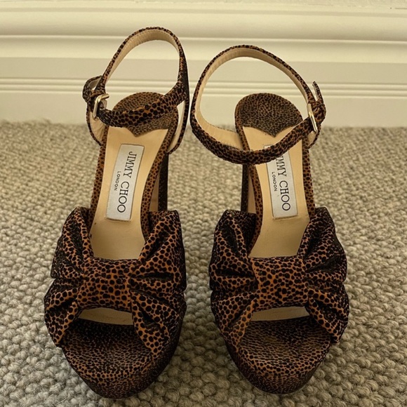Jimmy Choo Shoes - Jimmy Choo Leopard Platforms